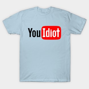 Funny Sarcastic Cussing Big Tech Logo Parody T-Shirt